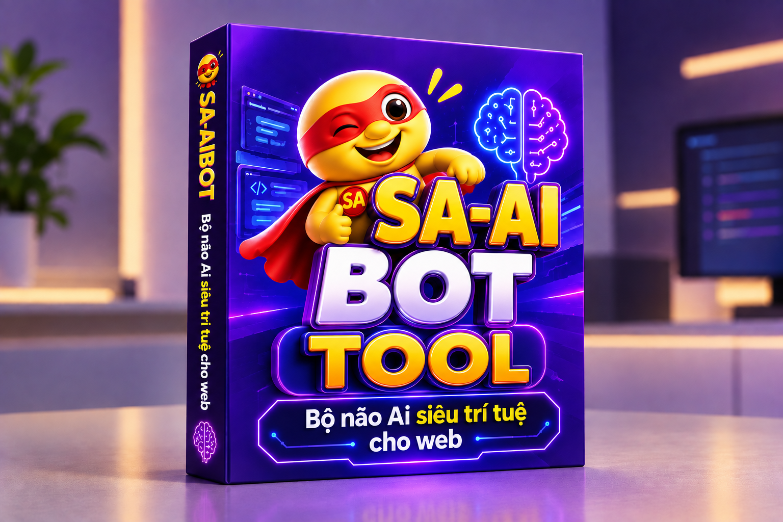 SA-AI BOT — Bộ não AI siêu trí tuệ cho web